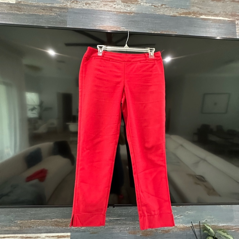 White House Black Market Red Casual Pants‎
